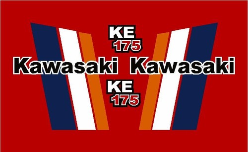 Kawasaki ke175 fuel - kawasaki, tank