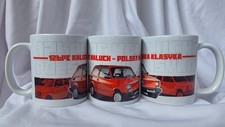 POLSKI FIAT 126 P  MALUCH POLSKA Poland-Polen kubek porcelanowy - Mug.Prezent.