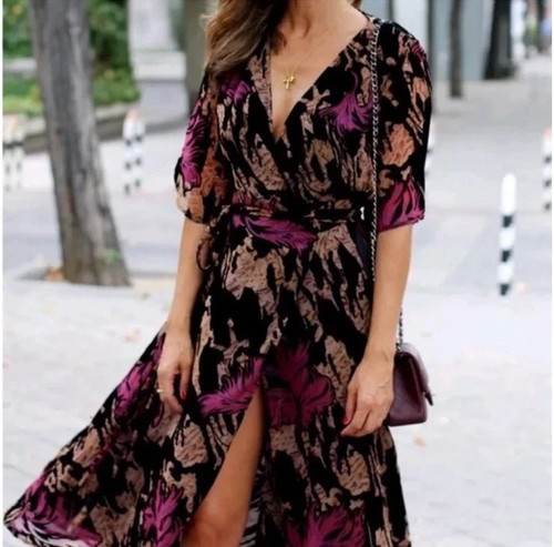 Zara devore velvet black - zara,