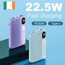 20000mAh Power Bank Fast Charger 2 USB Battery Type C For iPhone Samsung Android