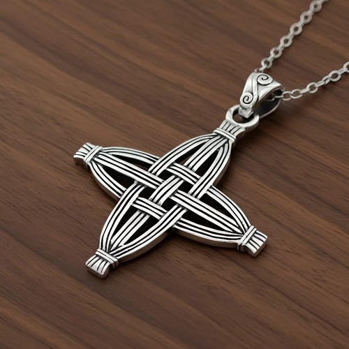 Brigid cross pendant necklace - brigid,