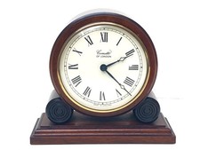 Comitti of London Mantle Clock Quartz Battery Operated 24cm Tested & Working