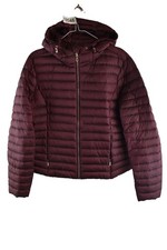 Per Una M&S Down & Feather Womans light Padded Anorak Jacket Purple Size 16