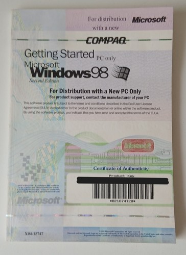 Microsoft windows compaq - windows,
