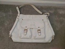 TOD'S WHITE 100% LEATHER