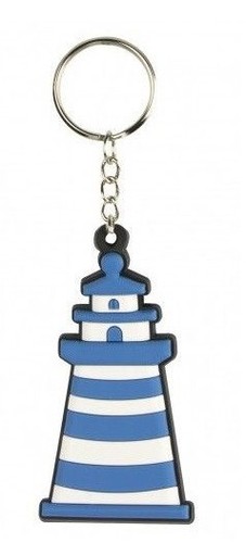 Lighthouse rubber keyring - lighthouse,