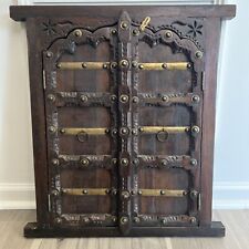 Hand-Carved India Teak Wood