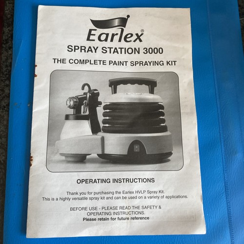 Earlex spray station - spray, user