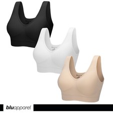 3 Pack Seamless Comfort Bras
