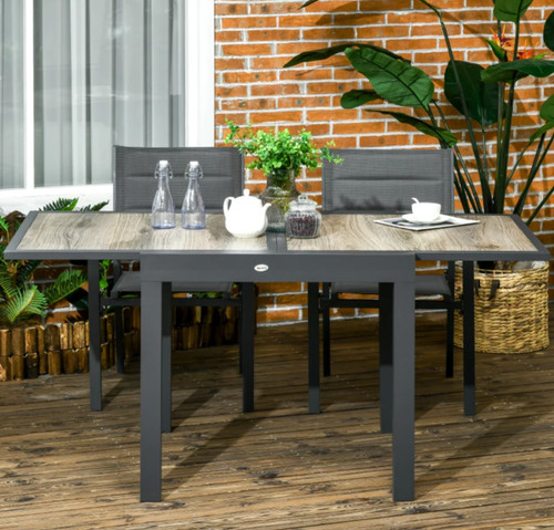 Extending garden dining table - garden,