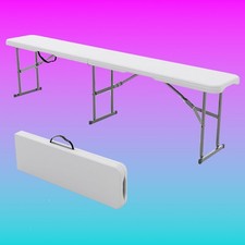 6FT Plastic Folding Bench