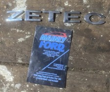 Ford ZETEC BADGE LETTERING