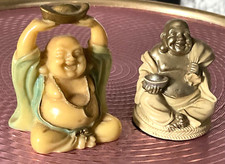 TWO VINTAGE HAPPY CHINESE