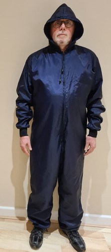 Hooded nylon coverall - hooded,