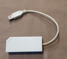 Genuine Nintendo Wii LAN Adapter USB - Compatible with Wii/Wii U, Used