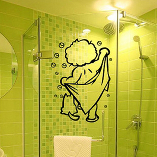 Bathroom wall sticker - wall,