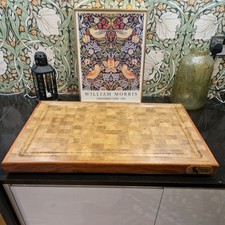 Hand crafted Reclaimed Solid Oak End Grain Butcher Block