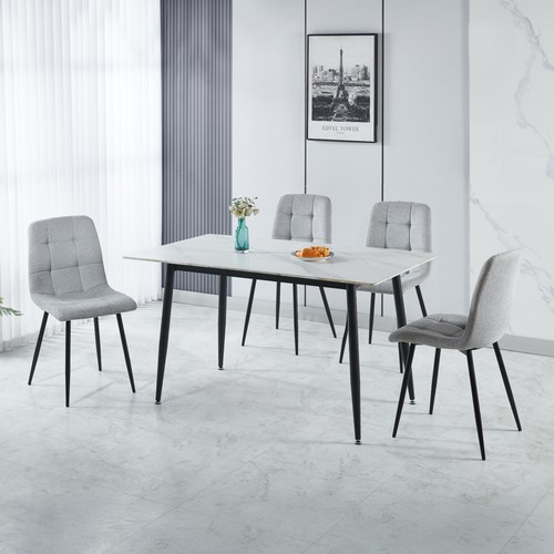 Fenton dining set marble stone - fenton,