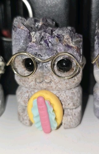 Pet rock with - pet, carved