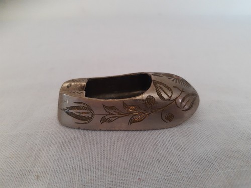 Vintage ashtray small silver - ashtray,
