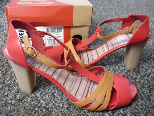 Ladies camper leather woven - ladies,