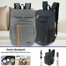 Insulated Waterproof Cooling Backpack Camping Picnic Rucksack Ice Cooler Bag 20L