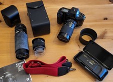 Canon T90 35mm Camera with 3 X