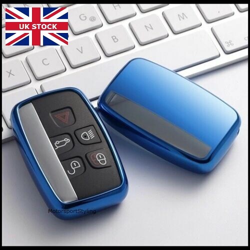 Chrome blue key cover - chrome,