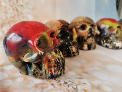 Scary skull plastic - scary, skull,