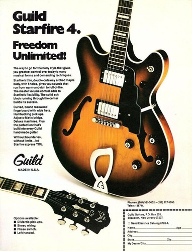 Vtg 70s guild - vtg,