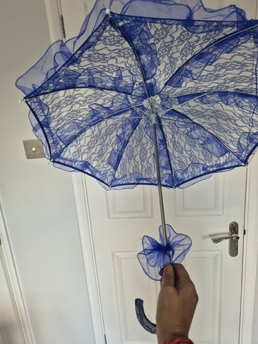 Vintage lace parasol umbrella - vintage,
