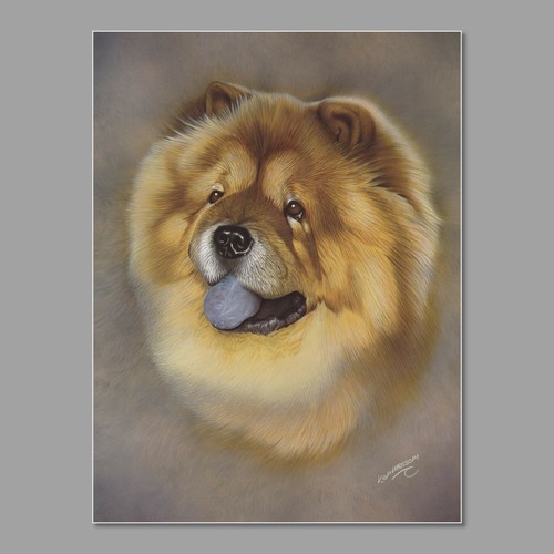 Chow dog print - chow,