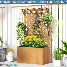 Wooden Planter, Trellis Raised