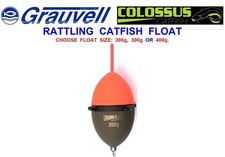 GRAUVELL COLOSSUS RATTLING CATFISH FLOAT FOR SEA COARSE PIKE ROD FISHING RIGS