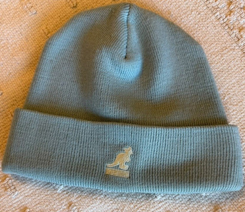 Kangol blue acrylic knit - kangol,