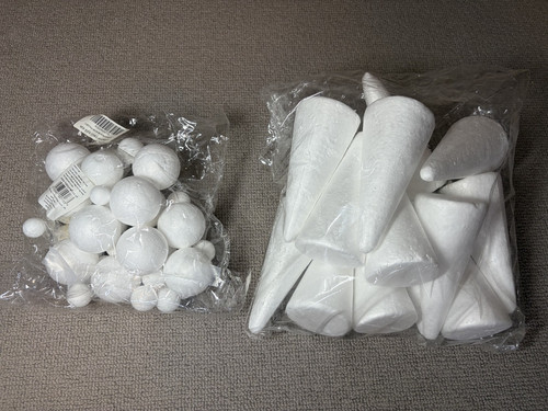 Polystyrene shapes balls - balls,