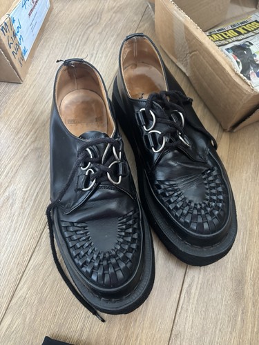 George cox black leather - cox,
