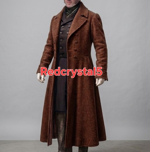 Men victorian brown wool - victorian,