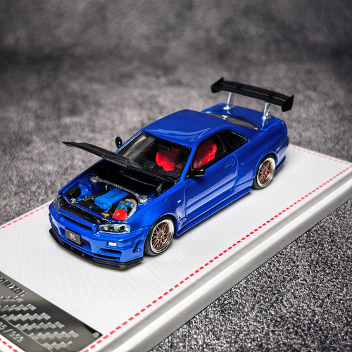 Skyline gtr r34 blue - fh,
