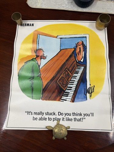 Vintage herman 1980s poster - vintage,