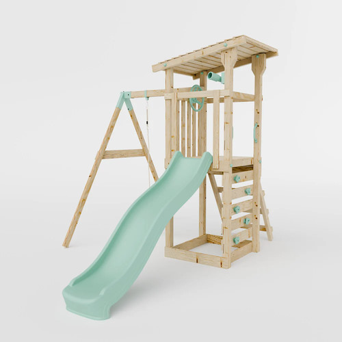 Climbing frame with single - frame,