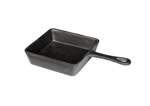 Square cast iron - iron, pan