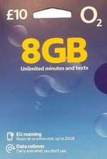 OFFICIAL SEALED O2 02 PAY AS YOU GO STANDARD & MICRO & NANO SIM CARD Bundle 10