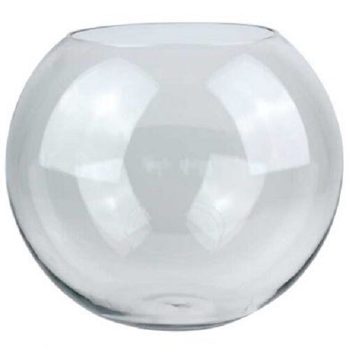 Fish bowl clear - clear, glass