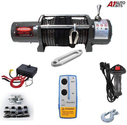 Electric winch 6000lbs - electric,