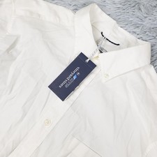 Vineyard Vines Shirt Mens Medium Solid White On The Go Performance OTG Preppy