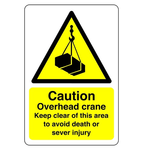 Keep clear overhead - , crane