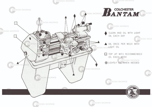 Colchester bantam lathe - colchester,