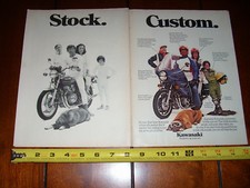 1978 KAWASAKI KZ1000 - ORIGINAL 2 PAGE AD