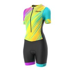 women tri suit cycling skin suit ladies triathlon one piece running swimming TOP